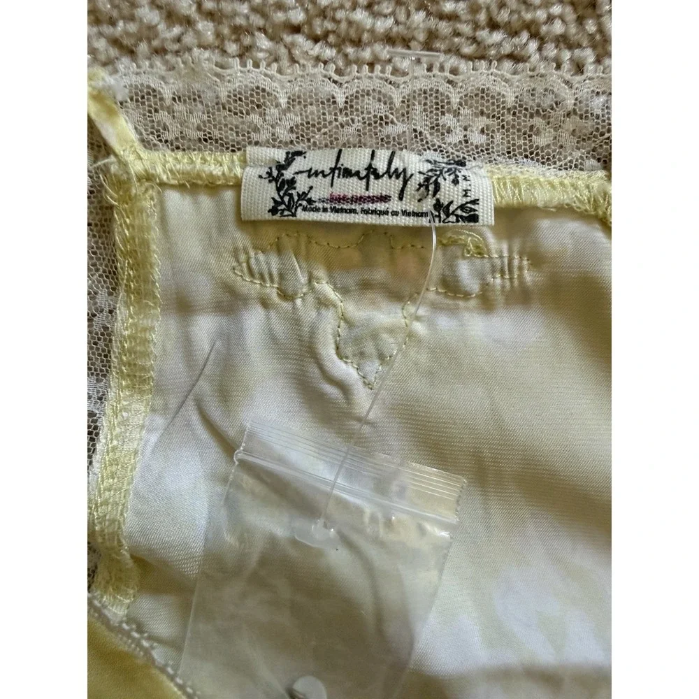 Free People Intimately Night  Special Cami Lemon Custard Combo Women's Sz Medium